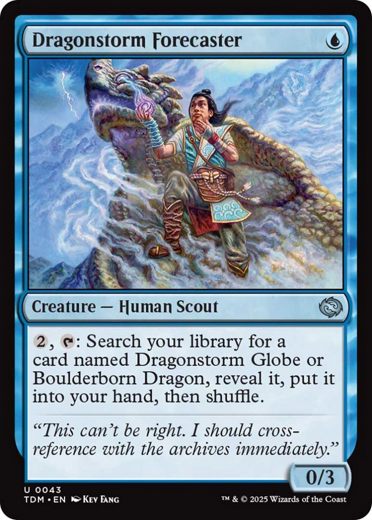 Dragonstorm Forecaster [Tarkir: Dragonstorm] | Mega City Incorporated