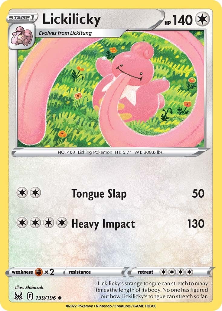 Lickilicky (139/196) [Sword & Shield: Lost Origin] | Mega City Incorporated