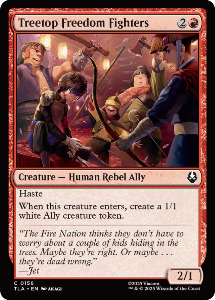 Treetop Freedom Fighters [Avatar: The Last Airbender] | Mega City Incorporated