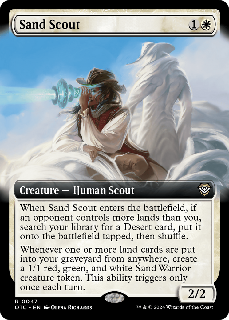 Sand Scout (Extended Art) [Outlaws of Thunder Junction Commander] | Mega City Incorporated