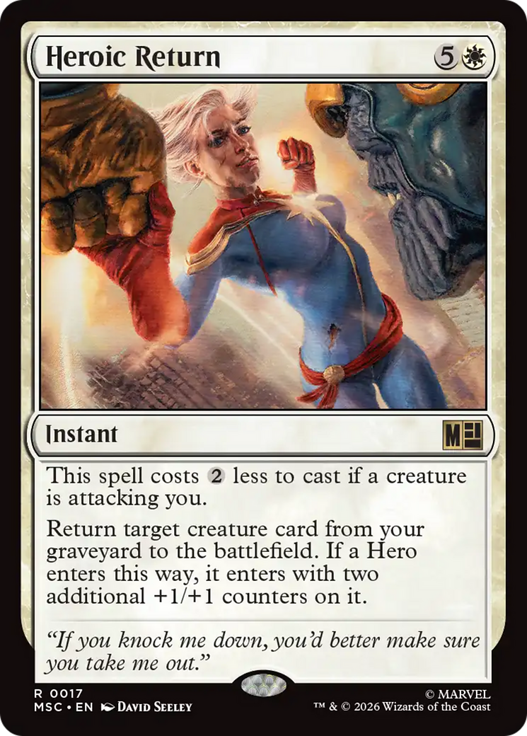 Heroic Return [Marvel Super Heroes Commander] | Mega City Incorporated