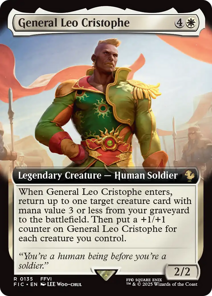 General Leo Cristophe (Extended Art) [FINAL FANTASY Commander] | Mega City Incorporated