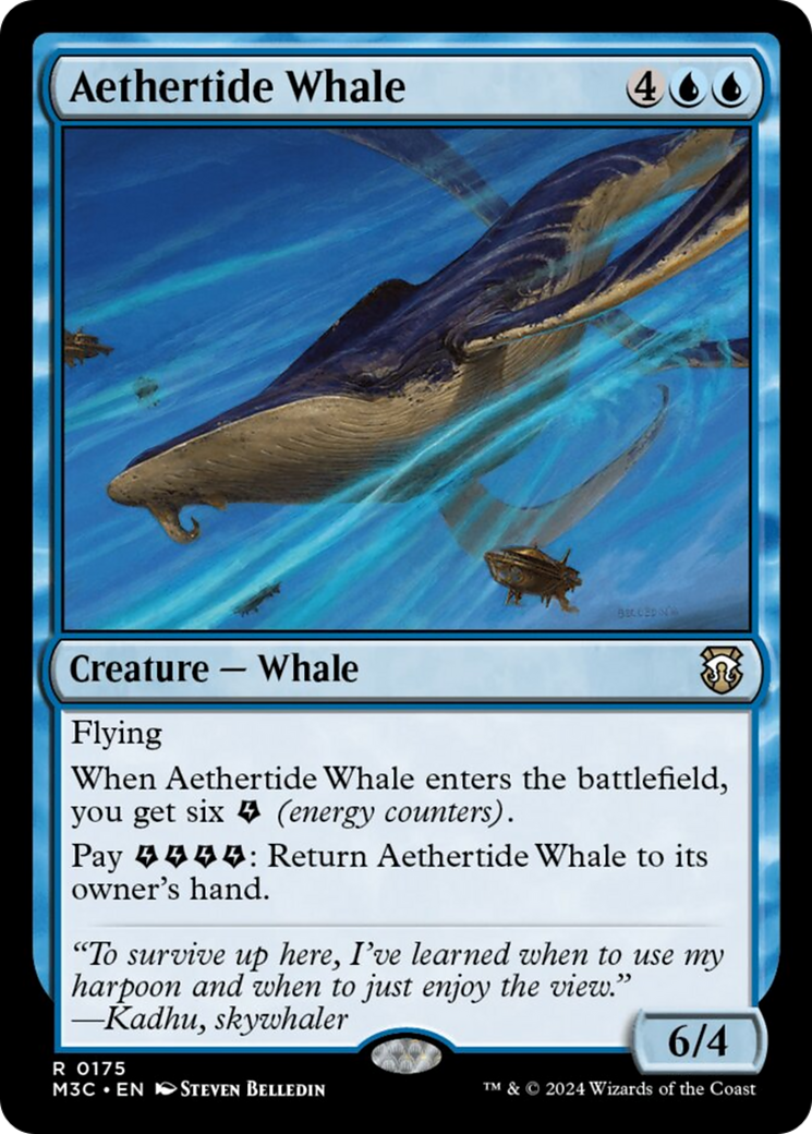 Aethertide Whale [Modern Horizons 3 Commander] | Mega City Incorporated