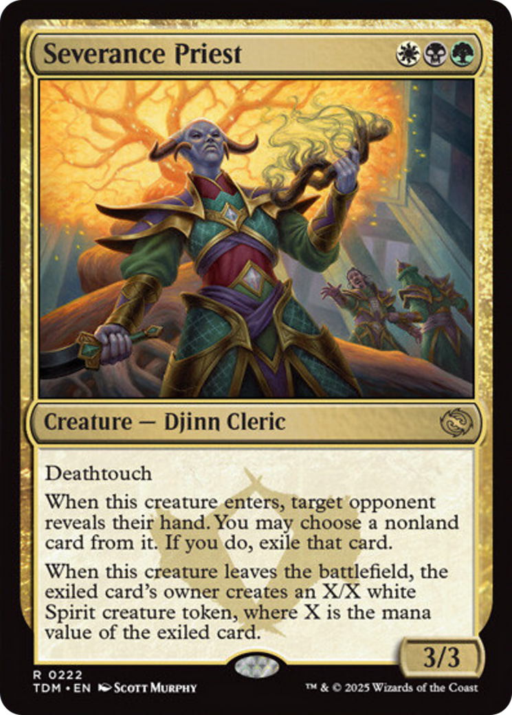 Severance Priest [Tarkir: Dragonstorm] | Mega City Incorporated