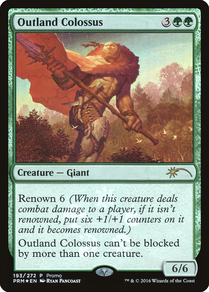 Outland Colossus [Resale Promos] | Mega City Incorporated