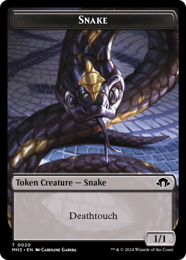 Servo // Snake Double-Sided Token [Modern Horizons 3 Tokens] | Mega City Incorporated