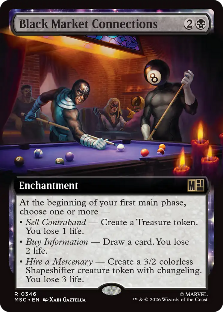 Black Market Connections (Extended Art) [Marvel Super Heroes Commander] | Mega City Incorporated