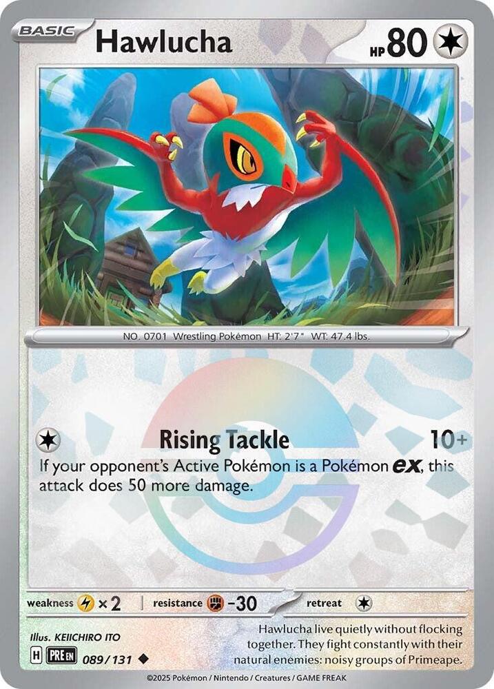 Hawlucha (089/131) (Poke Ball Pattern) [Scarlet & Violet: Prismatic Evolutions] | Mega City Incorporated