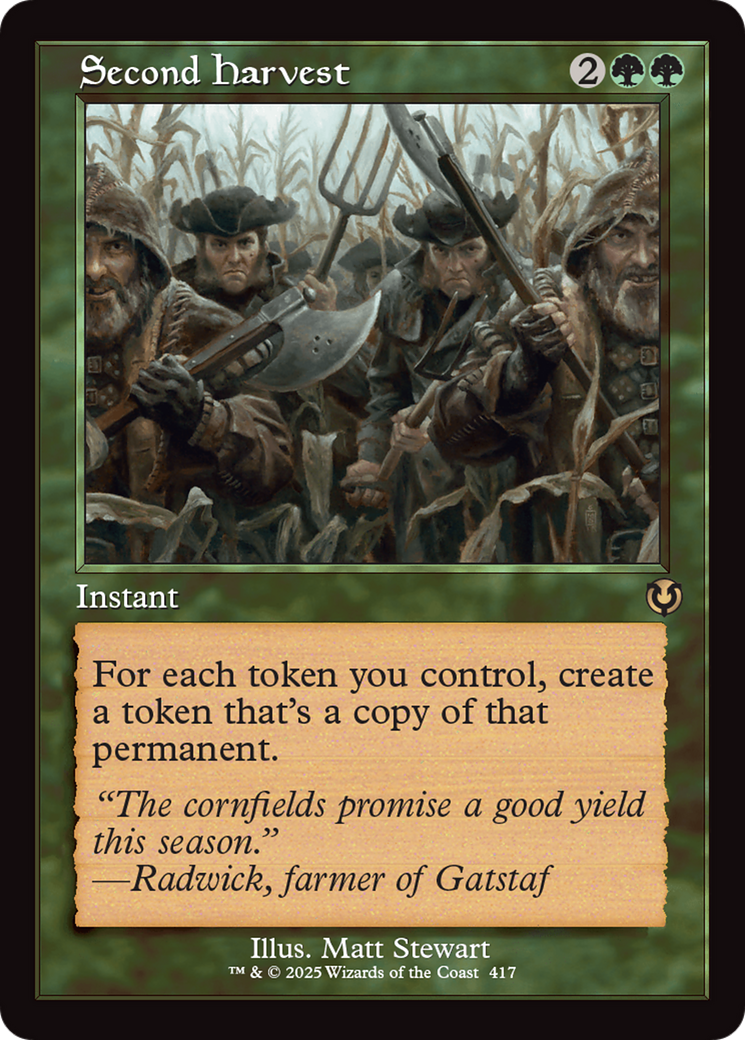 Second Harvest (Retro Frame) [Innistrad Remastered] | Mega City Incorporated