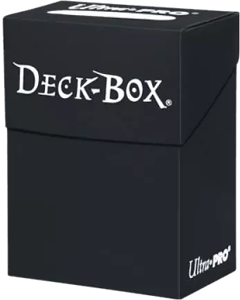 Ultra PRO Deck Box-Solid Black | Mega City Incorporated
