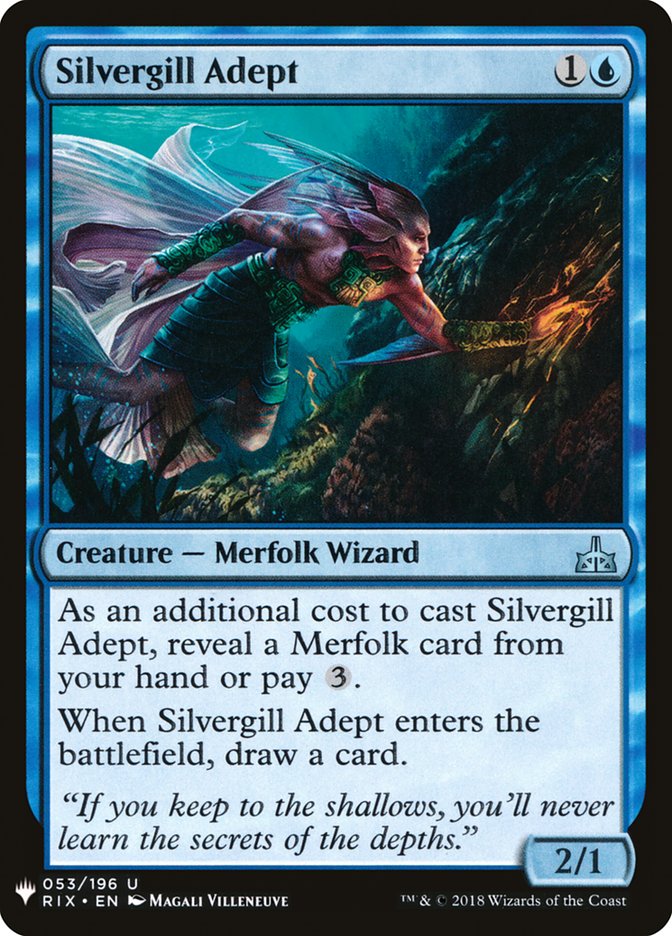 Silvergill Adept [Mystery Booster] | Mega City Incorporated