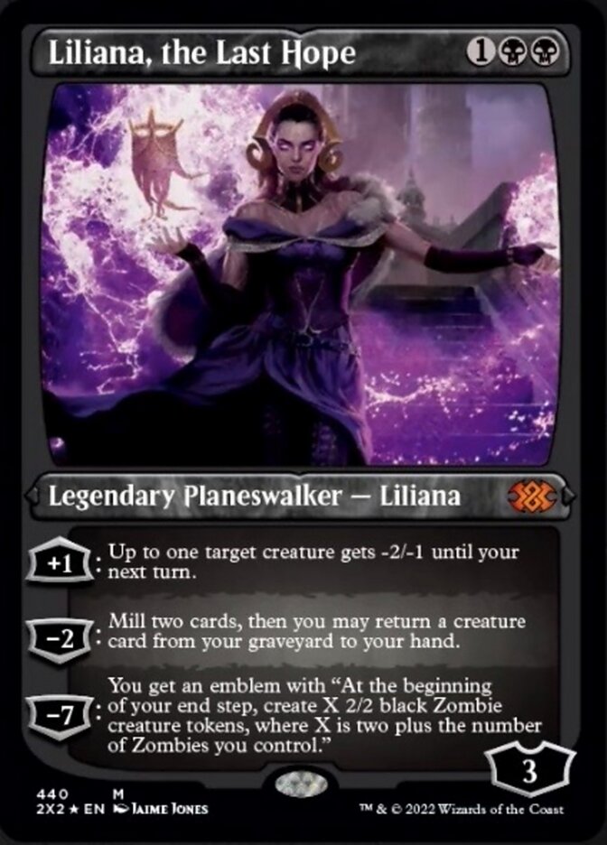 Liliana, the Last Hope (Foil Etched) [Double Masters 2022] | Mega City Incorporated