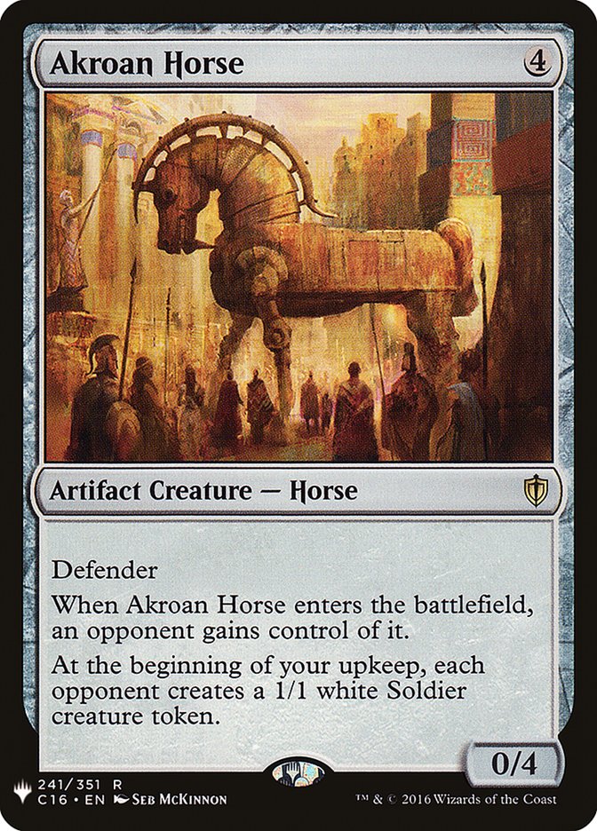 Akroan Horse [Mystery Booster] | Mega City Incorporated