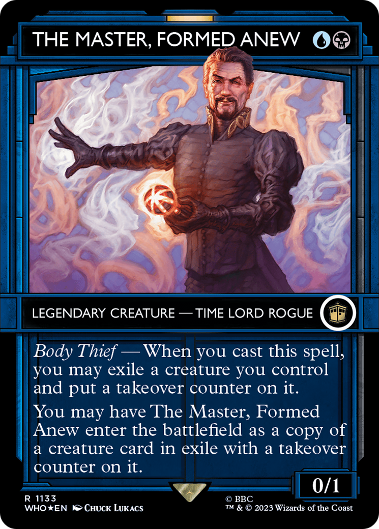 The Master, Formed Anew (Showcase) (Surge Foil) [Doctor Who] | Mega City Incorporated