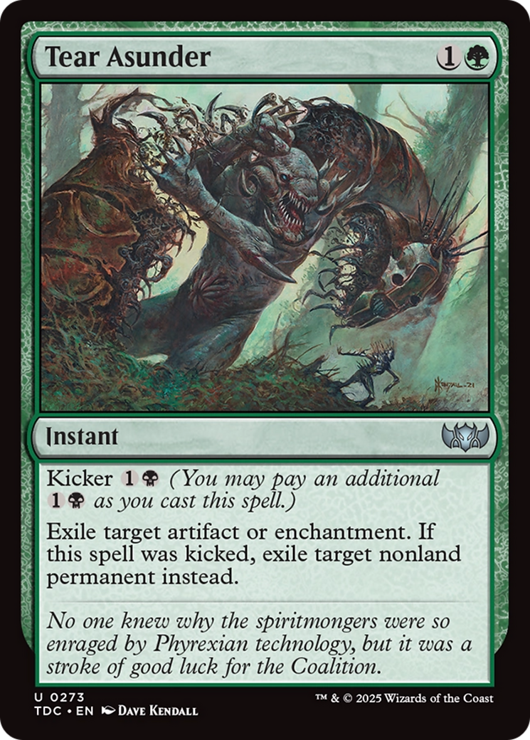 Tear Asunder [Tarkir: Dragonstorm Commander] | Mega City Incorporated