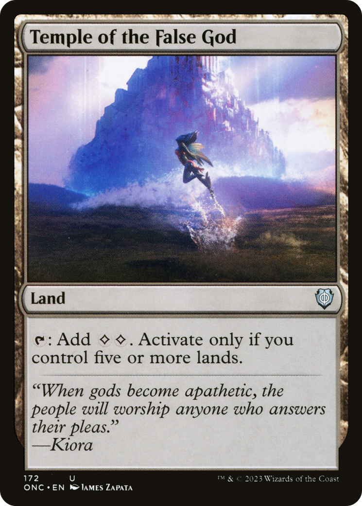 Temple of the False God [Phyrexia: All Will Be One Commander] | Mega City Incorporated