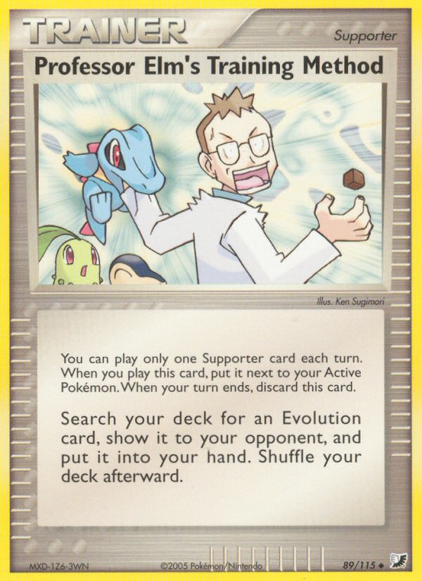 Professor Elm's Training Method (89/115) [EX: Unseen Forces] | Mega City Incorporated