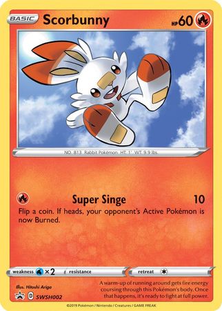 Scorbunny (SWSH002) [Sword & Shield: Black Star Promos] | Mega City Incorporated