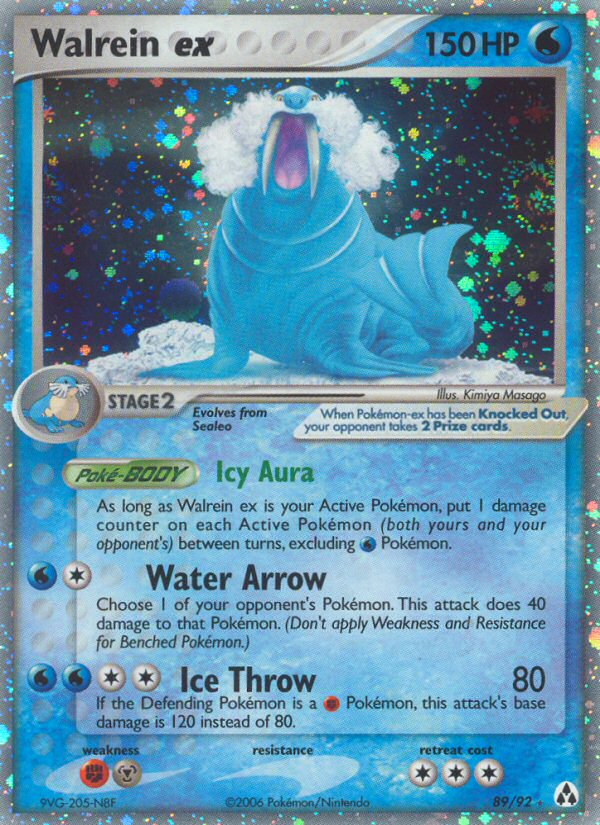 Walrein ex (89/92) [EX: Legend Maker] | Mega City Incorporated