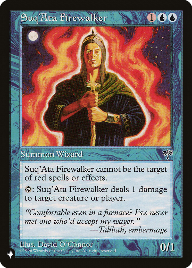 Suq'Ata Firewalker [The List] | Mega City Incorporated