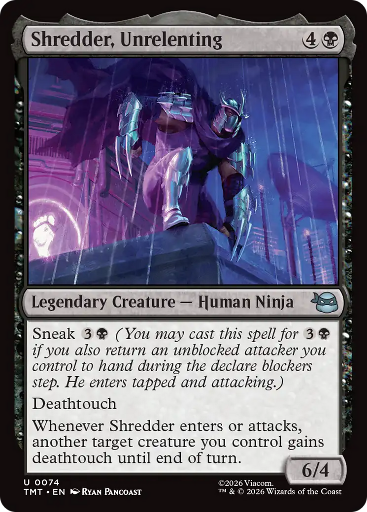 Shredder, Unrelenting [Teenage Mutant Ninja Turtles] | Mega City Incorporated
