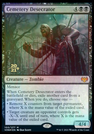 Cemetery Desecrator [Innistrad: Crimson Vow Prerelease Promos] | Mega City Incorporated