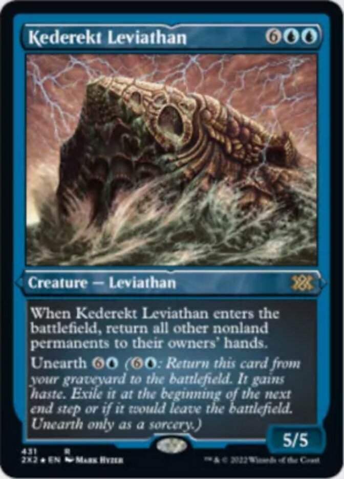 Kederekt Leviathan (Foil Etched) [Double Masters 2022] | Mega City Incorporated