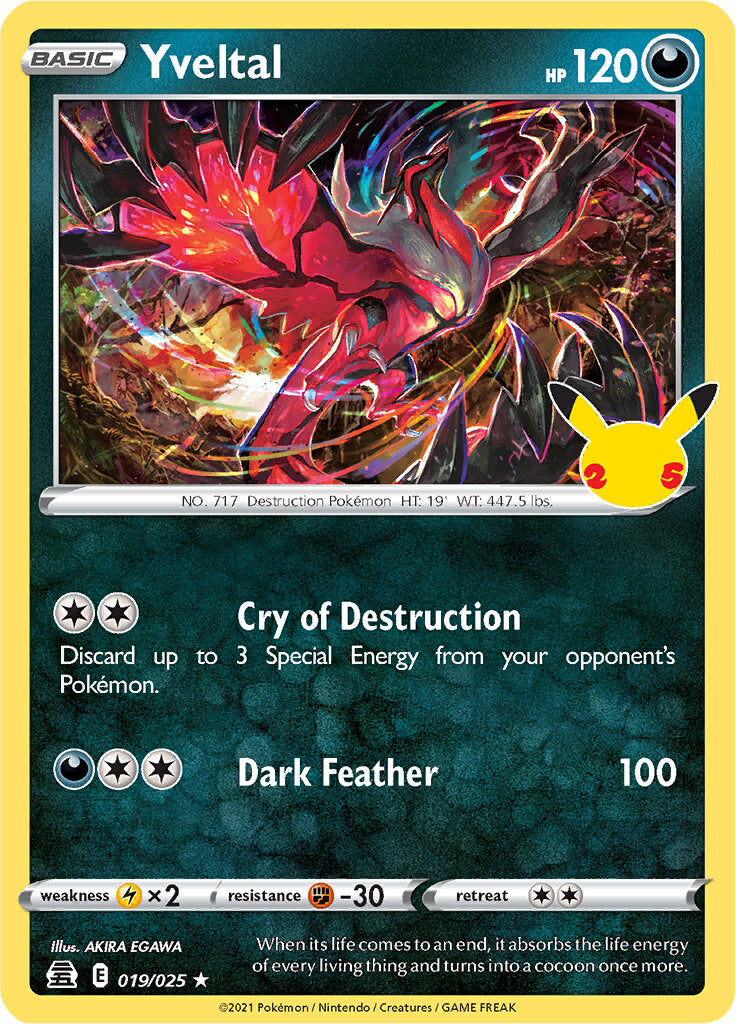 Yveltal (019/025) [Celebrations: 25th Anniversary] | Mega City Incorporated