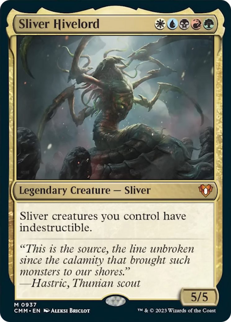 Sliver Hivelord [Commander Masters] | Mega City Incorporated