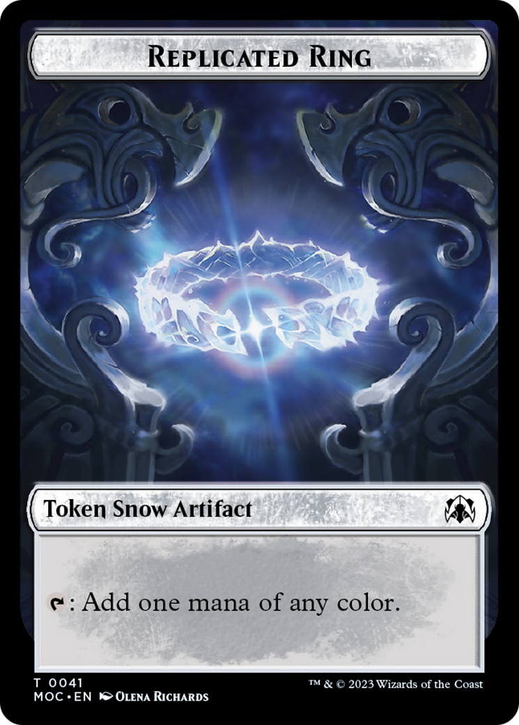 Food // Replicated Ring Double-Sided Token [March of the Machine Commander Tokens] | Mega City Incorporated