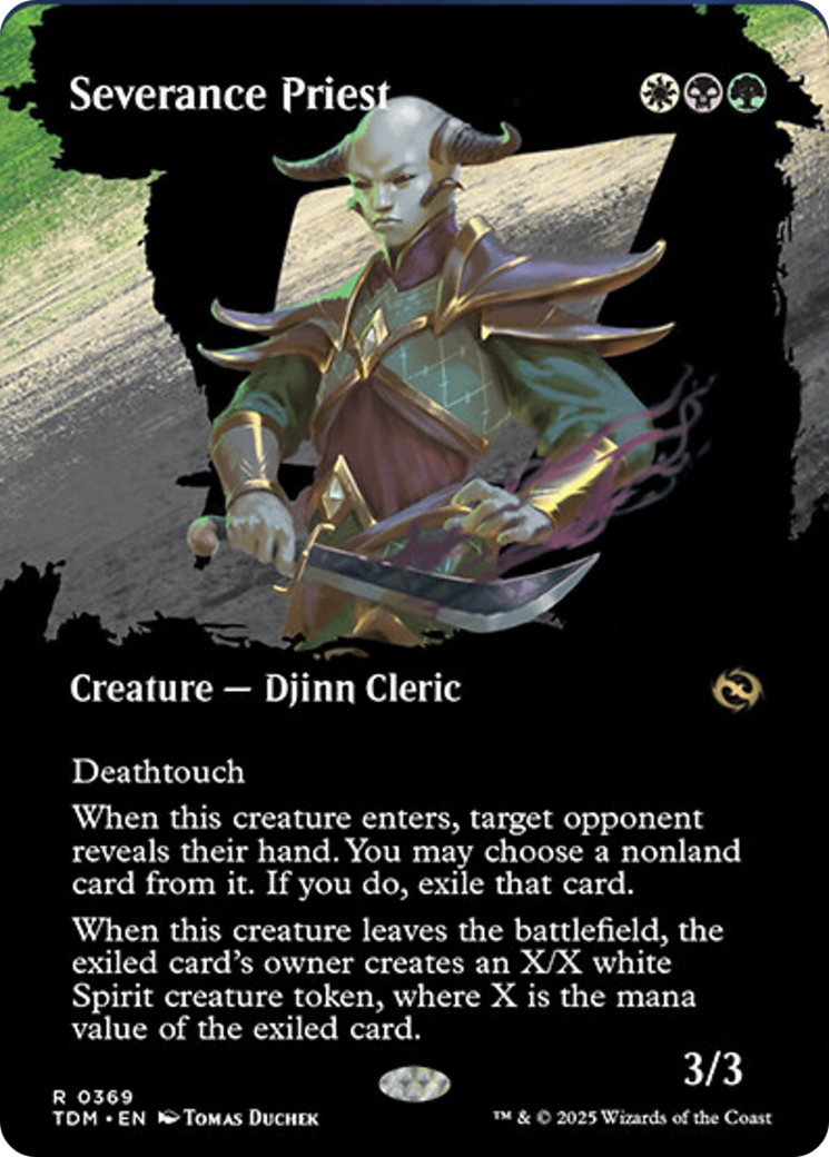 Severance Priest (Borderless) [Tarkir: Dragonstorm] | Mega City Incorporated