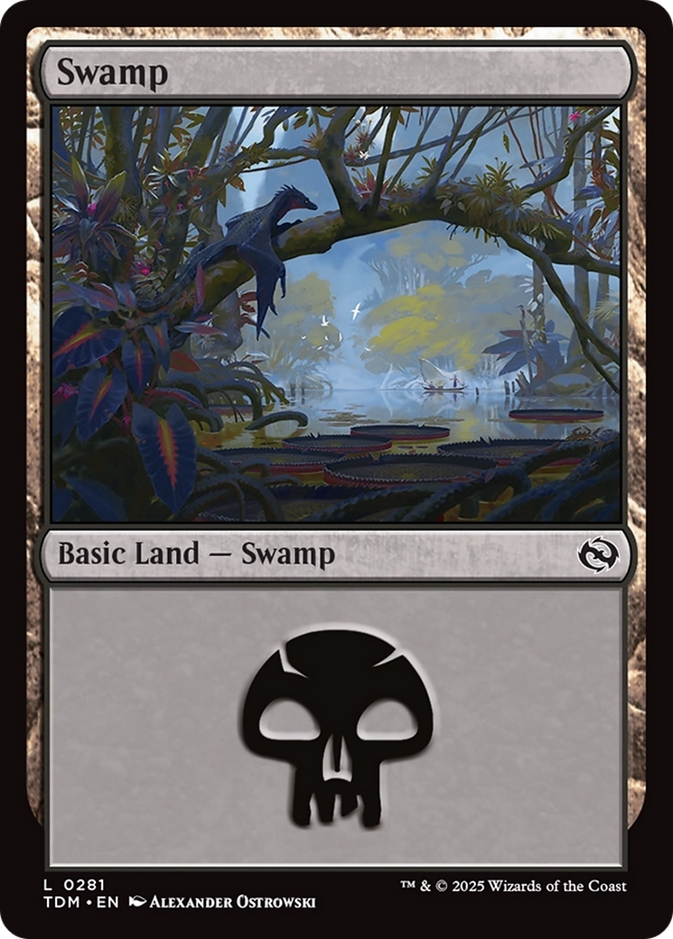 Swamp (0281) [Tarkir: Dragonstorm] | Mega City Incorporated