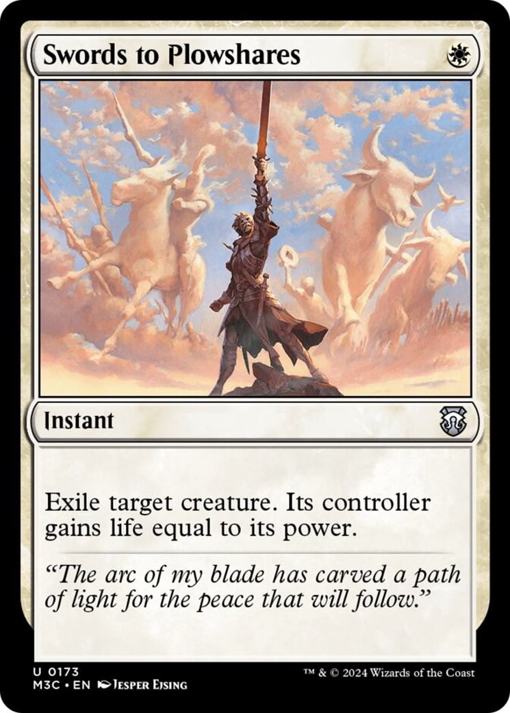 Swords to Plowshares (Ripple Foil) [Modern Horizons 3 Commander] | Mega City Incorporated