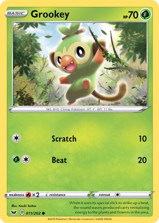 Grookey (011/202) (Premium Collection) [Sword & Shield: Base Set] | Mega City Incorporated