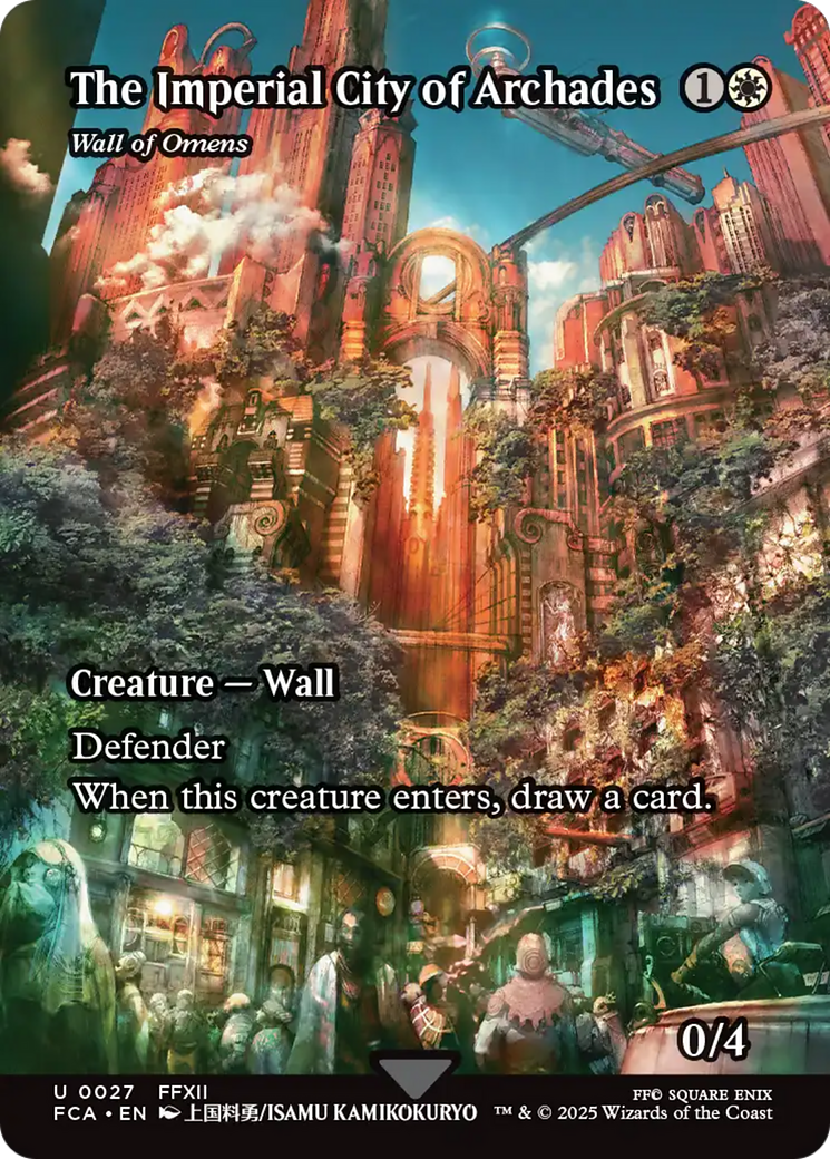 The Imperial City of Archades - Wall of Omens (Showcase) [FINAL FANTASY : Through the Ages] | Mega City Incorporated