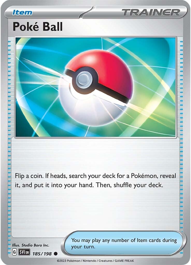 Poke Ball (185/198) [Scarlet & Violet: Base Set] | Mega City Incorporated