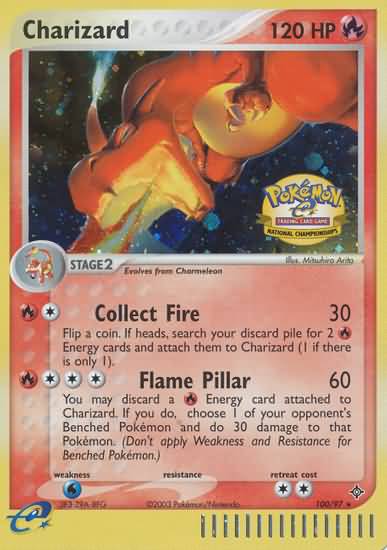 Charizard (100/97) (National Championship 2004) [League & Championship Cards] | Mega City Incorporated