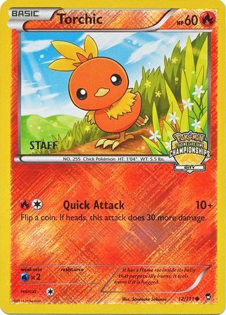 Torchic (12/111) (City Championship Promo Staff) [XY: Furious Fists] | Mega City Incorporated