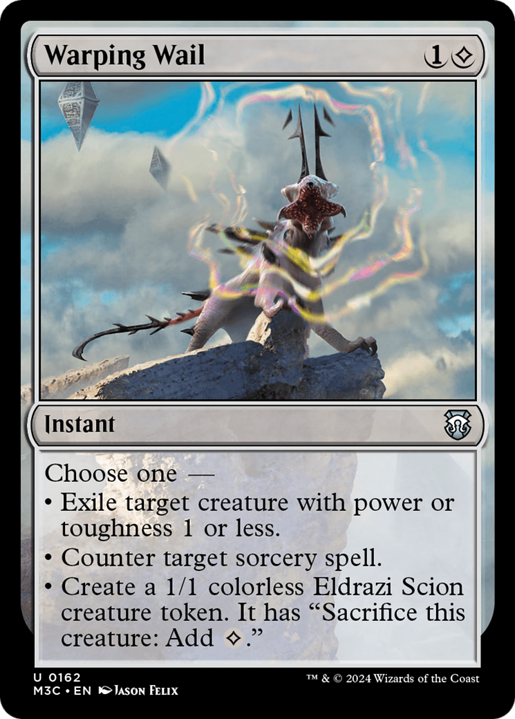 Warping Wail (Ripple Foil) [Modern Horizons 3 Commander] | Mega City Incorporated