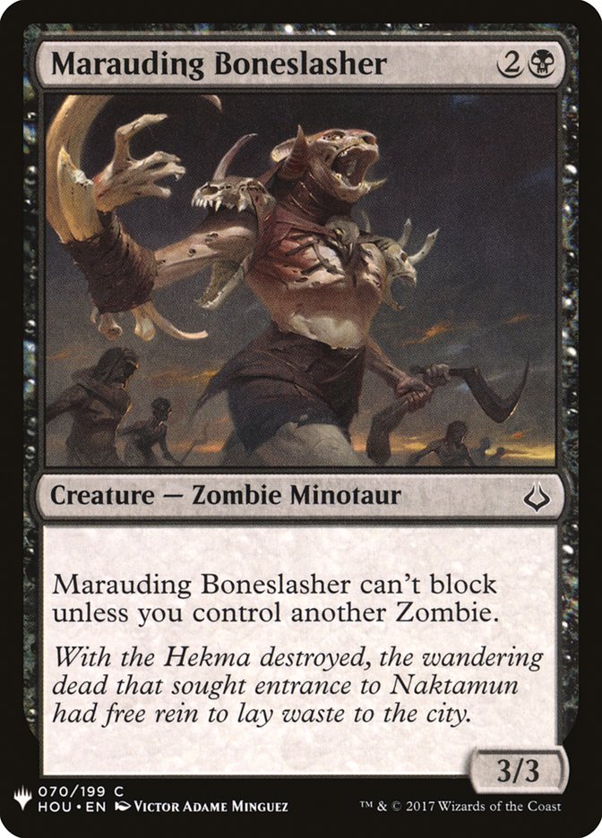 Marauding Boneslasher [Mystery Booster] | Mega City Incorporated