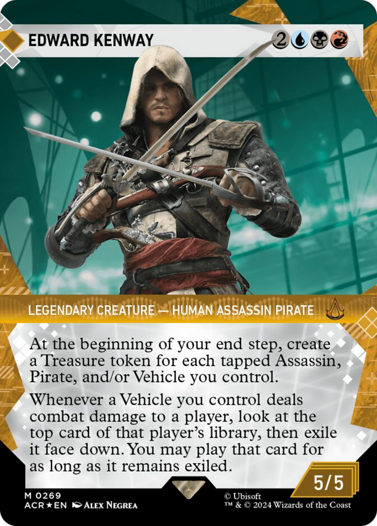 Edward Kenway (Showcase) (Textured Foil) [Assassin's Creed] | Mega City Incorporated