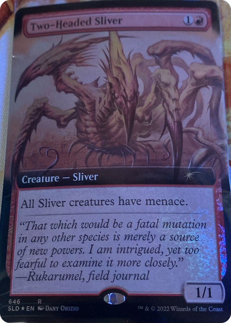 Two-Headed Sliver (Extended Art) [Secret Lair Drop Promos] | Mega City Incorporated