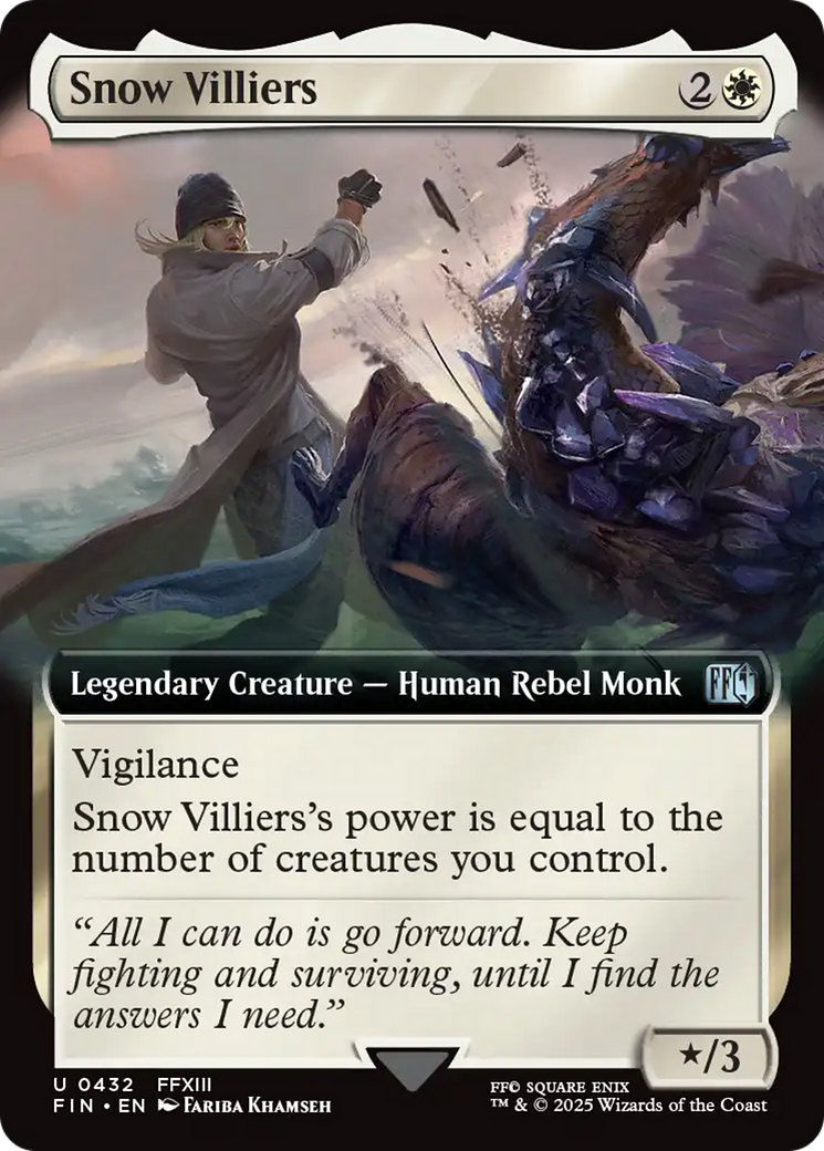 Snow Villiers (Extended Art) [FINAL FANTASY] | Mega City Incorporated