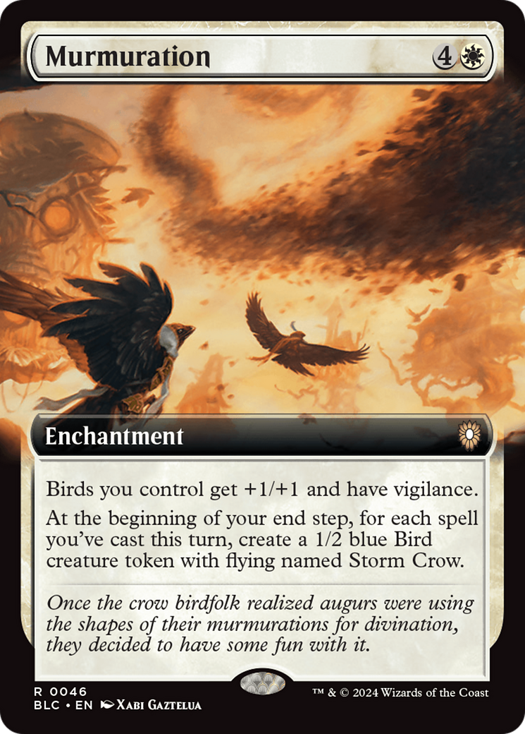Murmuration (Extended Art) [Bloomburrow Commander] | Mega City Incorporated