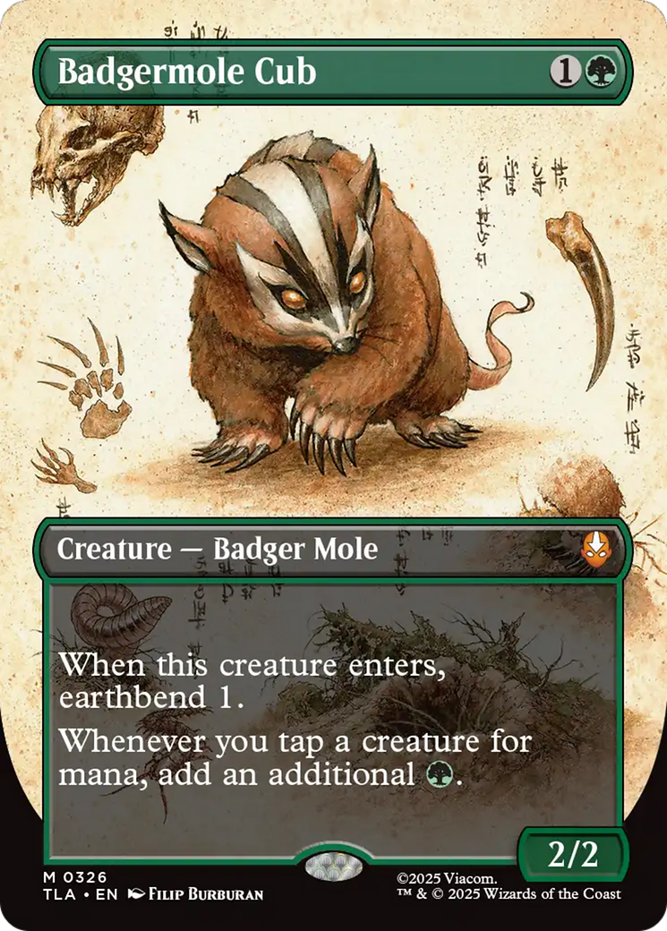 Badgermole Cub (Borderless) [Avatar: The Last Airbender] | Mega City Incorporated