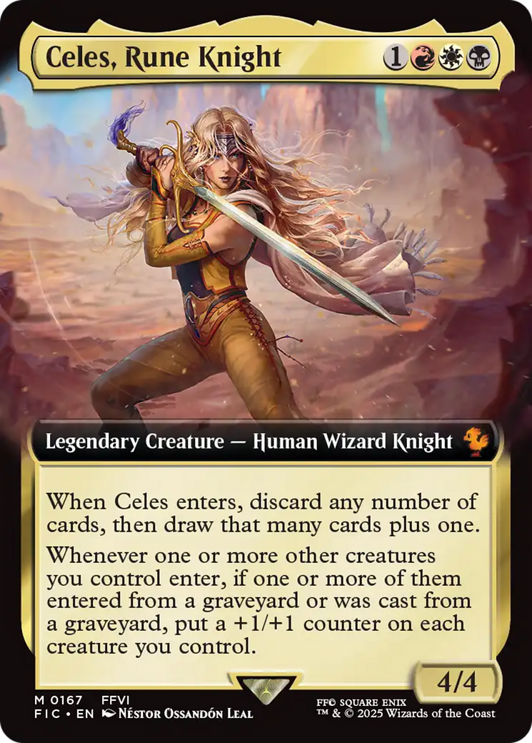 Celes, Rune Knight (Extended Art) [FINAL FANTASY Commander] | Mega City Incorporated
