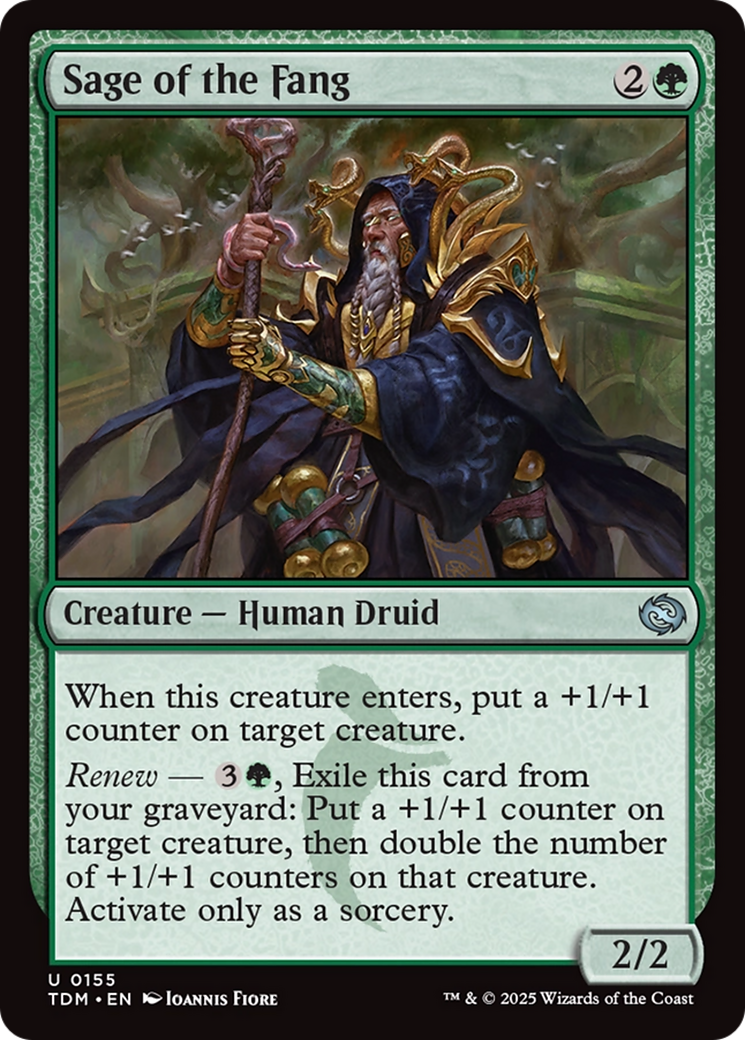 Sage of the Fang [Tarkir: Dragonstorm] | Mega City Incorporated