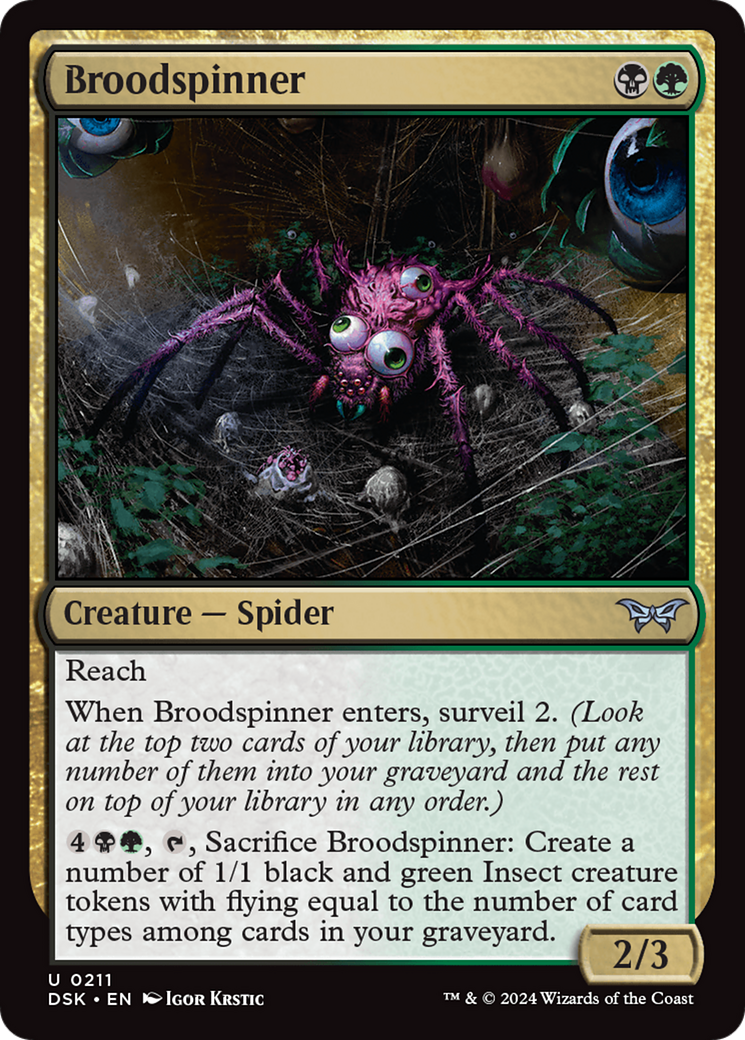 Broodspinner [Duskmourn: House of Horror] | Mega City Incorporated