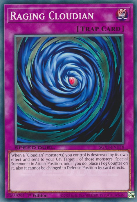Raging Cloudian [SGX3-ENH18] Common | Mega City Incorporated