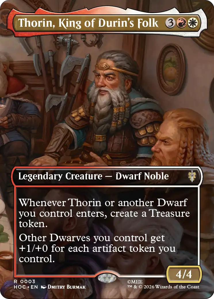 Thorin, King of Durin's Folk (Borderless) [The Hobbit: Eternal-Legal] | Mega City Incorporated